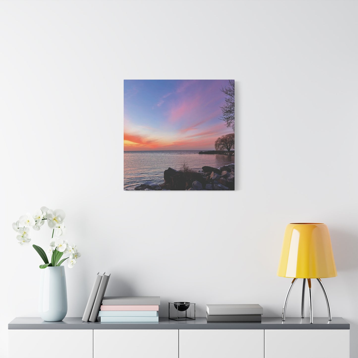 Colorful Canvas Print • "Willow at Edgewater" • Vertical or Horizontal orientations • Sizes from 8"x10" to 30"x40"