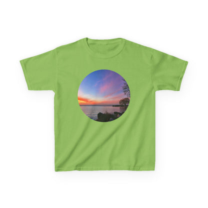 Sunset Orange • Kids Heavy Cotton™ Tee • 15 colors