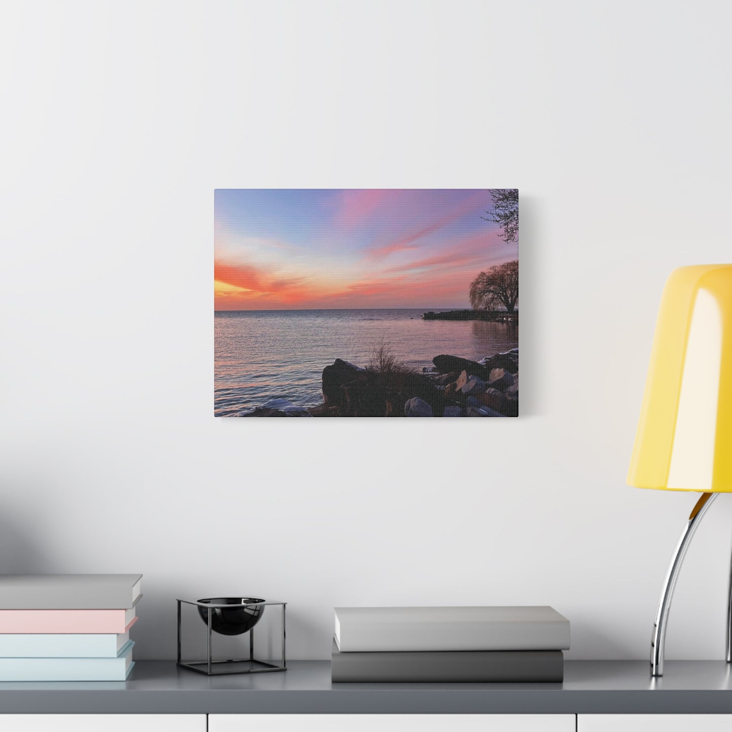 Colorful Canvas Print • "Willow at Edgewater" • Vertical or Horizontal orientations • Sizes from 8"x10" to 30"x40"