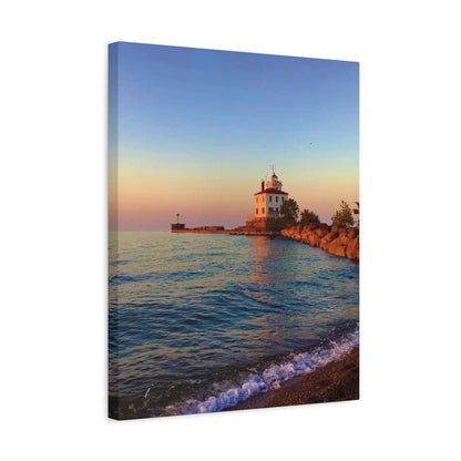 Colorful Canvas Print • "Lighthouse Glow" • Vertical or Horizontal orientations • Sizes from 8"x10" to 30"x40"