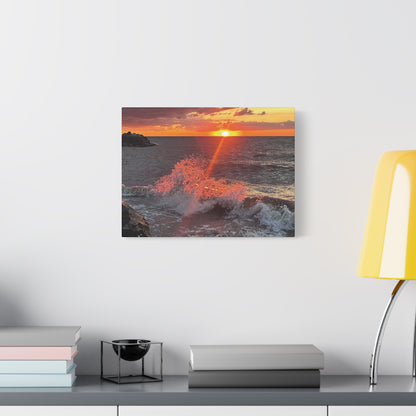 Colorful Canvas Print • "Fiery Splash at Avon Lake" • Vertical or Horizontal orientations • Sizes from 8"x10" to 30"x40"