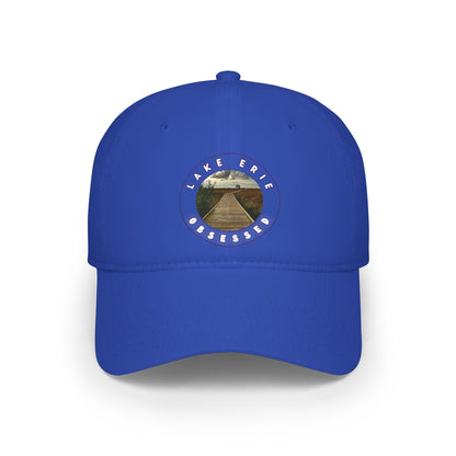 Casual Photo Baseball Cap • "Boardwalk to Erie" • 7 fabric colors
