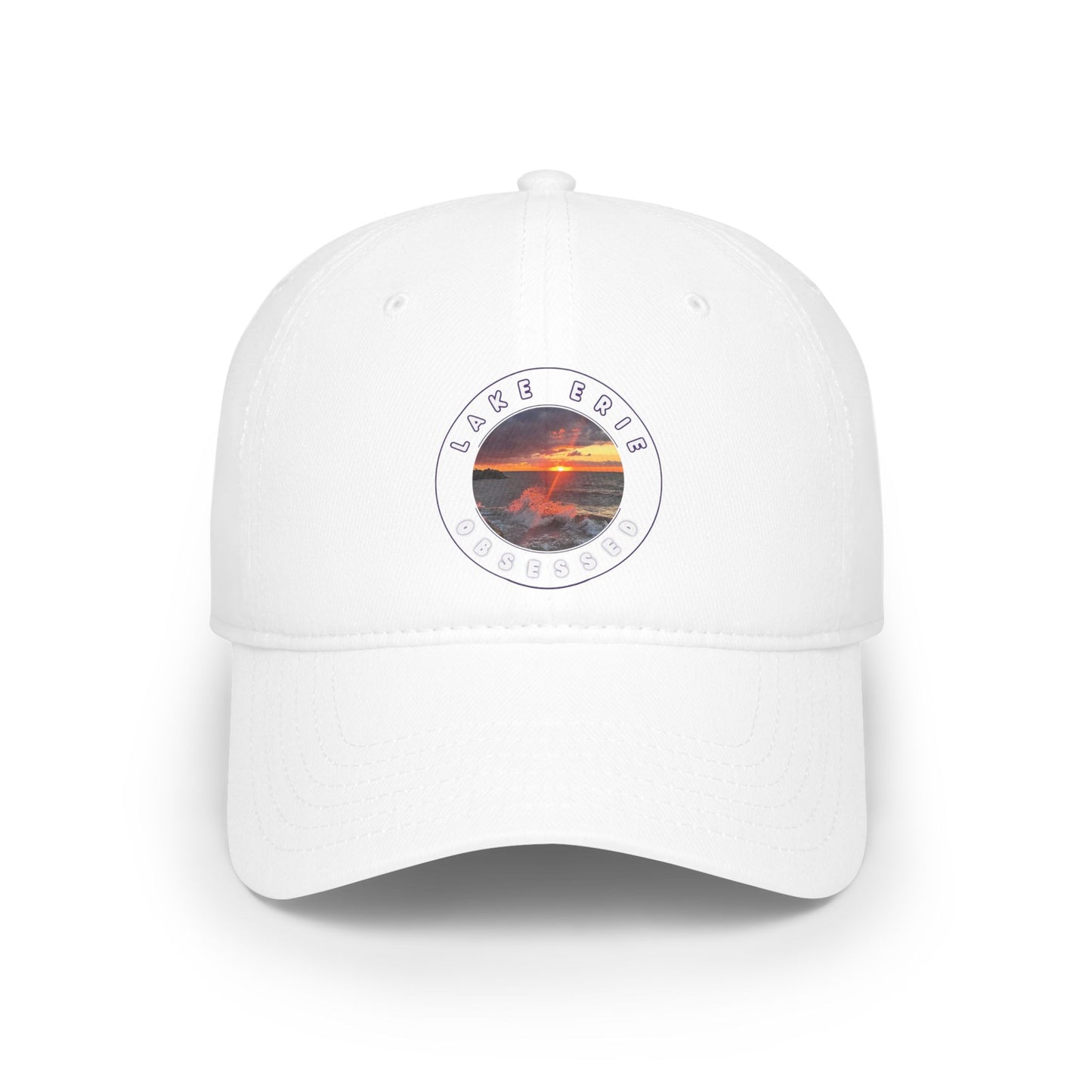 Casual Photo Baseball Cap • "Fiery Splash at Avon Lake" • 7 fabric colors