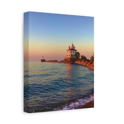 Colorful Canvas Print • "Lighthouse Glow" • Vertical or Horizontal orientations • Sizes from 8"x10" to 30"x40"