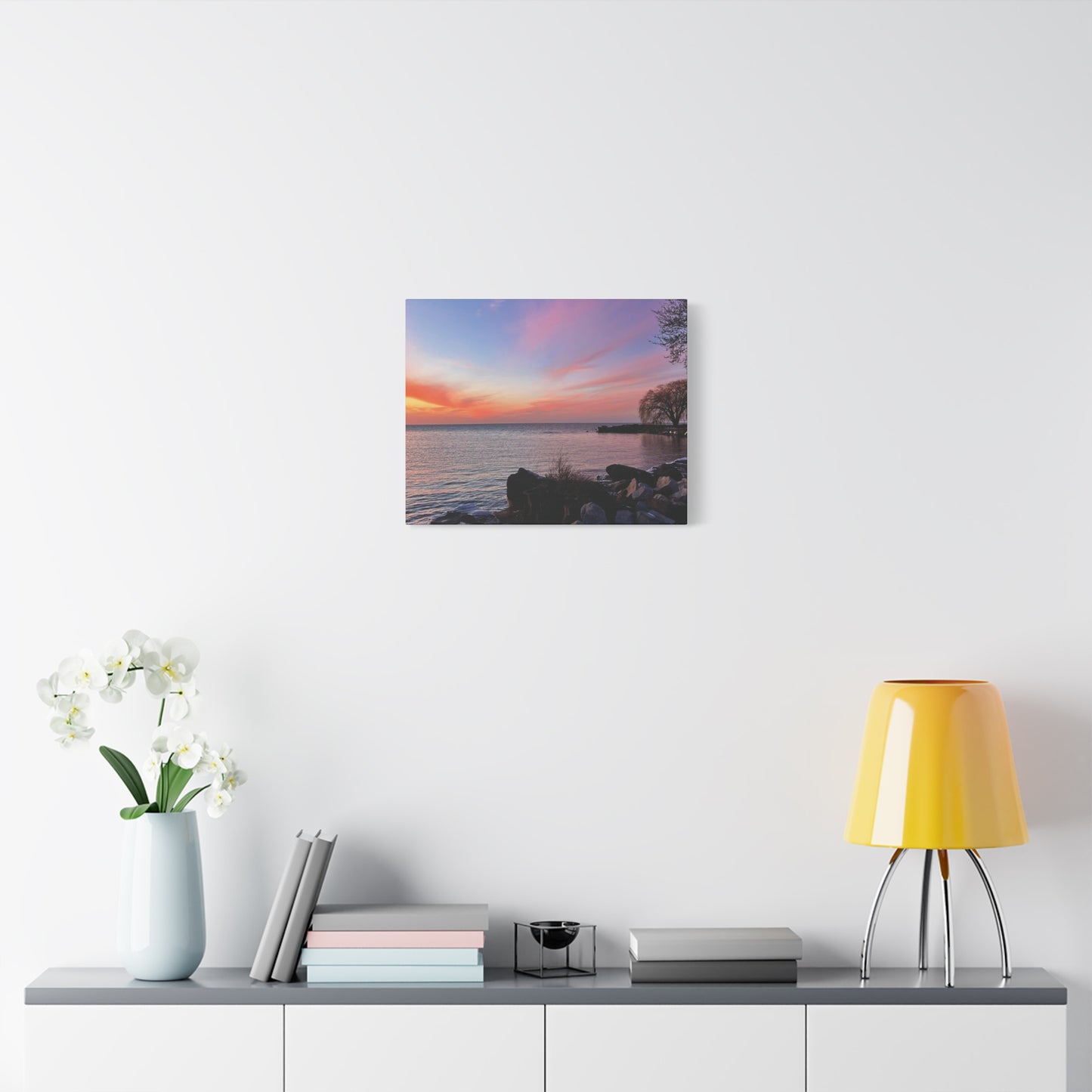Colorful Canvas Print • "Willow at Edgewater" • Vertical or Horizontal orientations • Sizes from 8"x10" to 30"x40"