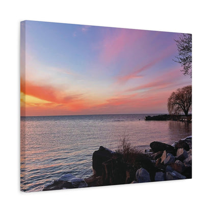 Colorful Canvas Print • "Willow at Edgewater" • Vertical or Horizontal orientations • Sizes from 8"x10" to 30"x40"