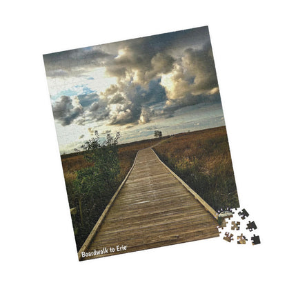 Dazzling Jigsaw Puzzle • "Boardwalk to Erie" • 110, 252, 520, & 1014-Piece Puzzles