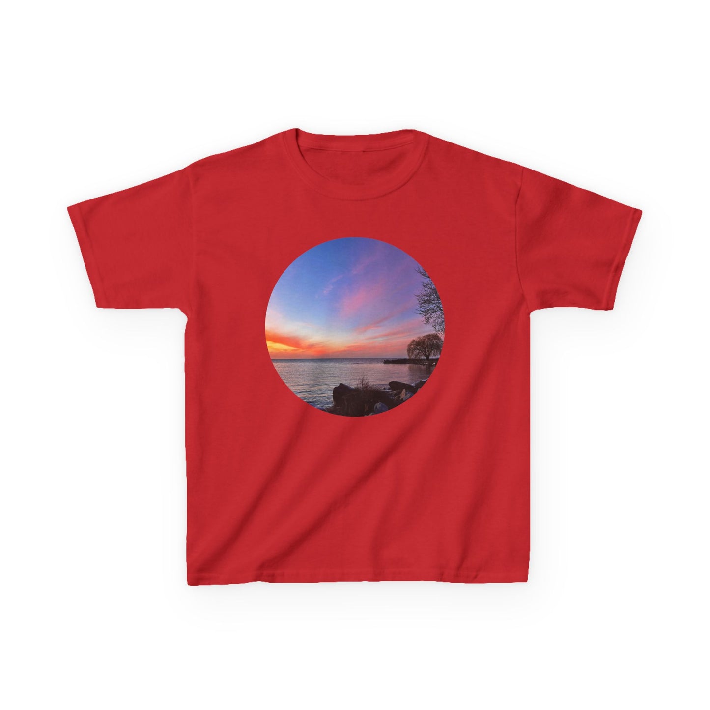 Sunset Orange • Kids Heavy Cotton™ Tee • 15 colors