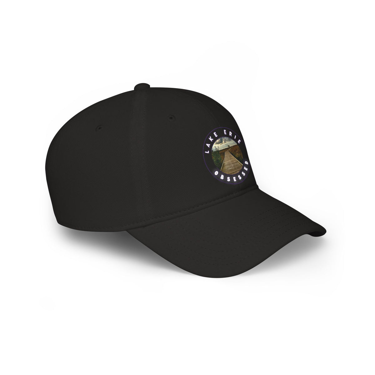 Casual Photo Baseball Cap • "Boardwalk to Erie" • 7 fabric colors