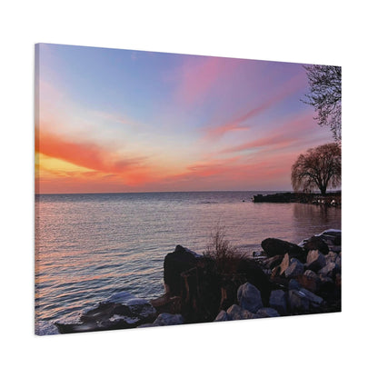 Colorful Canvas Print • "Willow at Edgewater" • Vertical or Horizontal orientations • Sizes from 8"x10" to 30"x40"