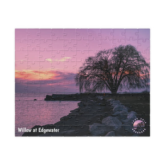 Dazzling Jigsaw Puzzle • "Willow at Edgewater" • 110, 252, 520, & 1014-Piece Puzzles