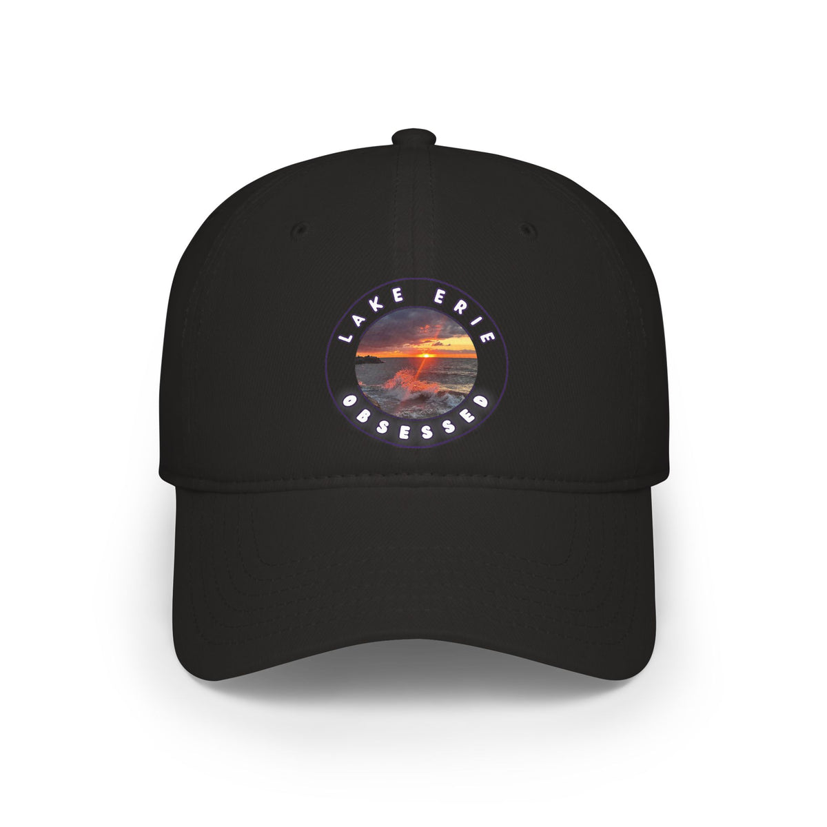 Casual Photo Baseball Cap • "Fiery Splash at Avon Lake" • 7 fabric colors