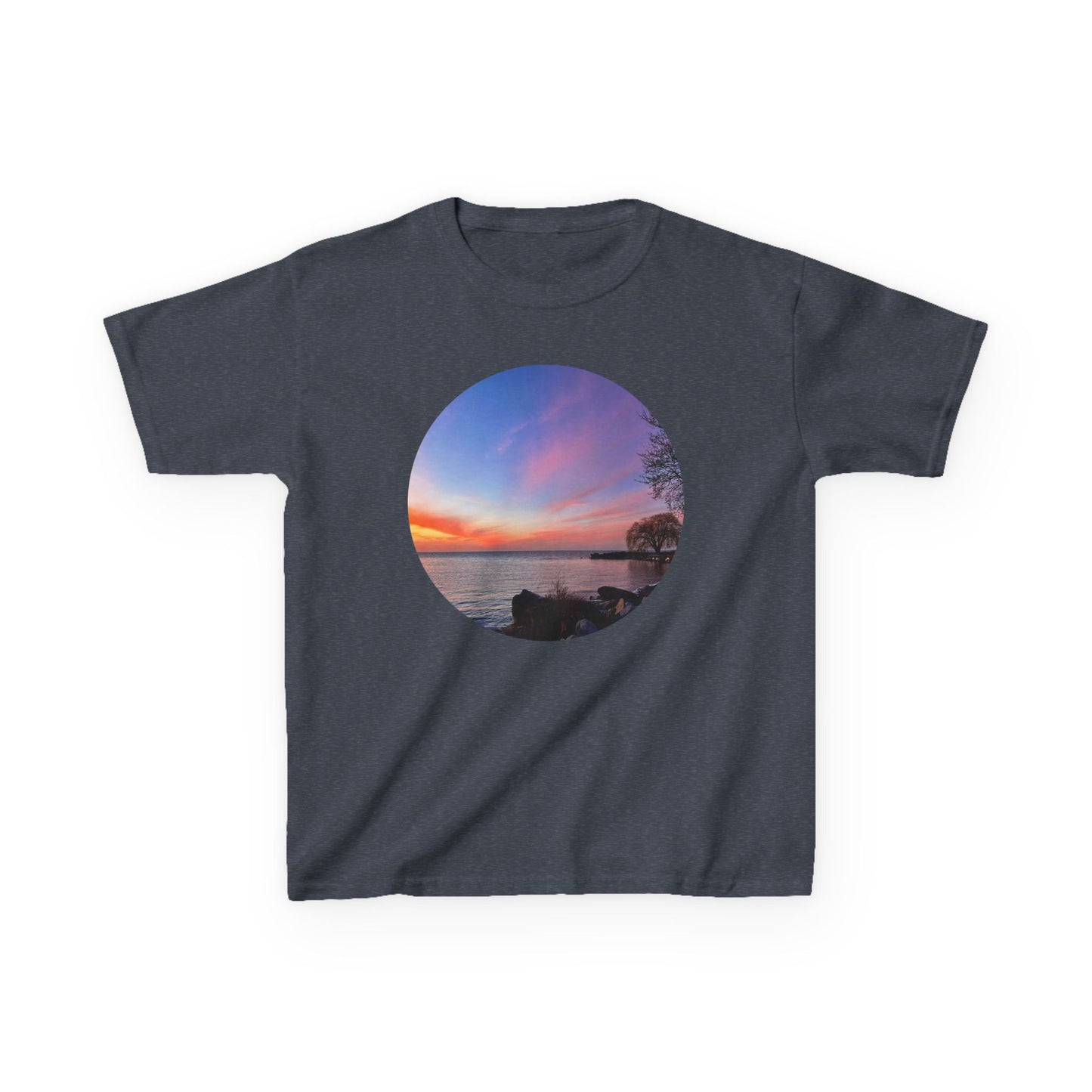 Sunset Orange • Kids Heavy Cotton™ Tee • 15 colors