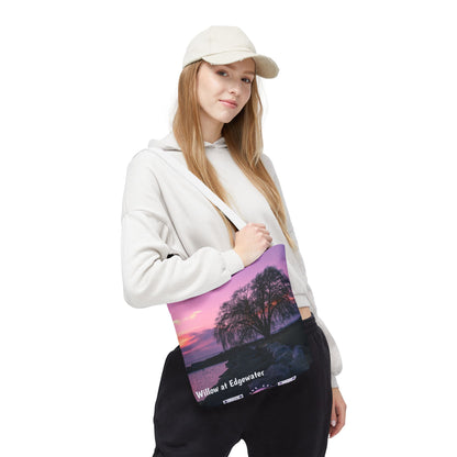 Stylish Photo Tote Bag • "Willow at Edgewater" • 5 color handle choices