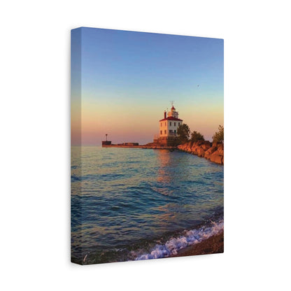 Colorful Canvas Print • "Lighthouse Glow" • Vertical or Horizontal orientations • Sizes from 8"x10" to 30"x40"