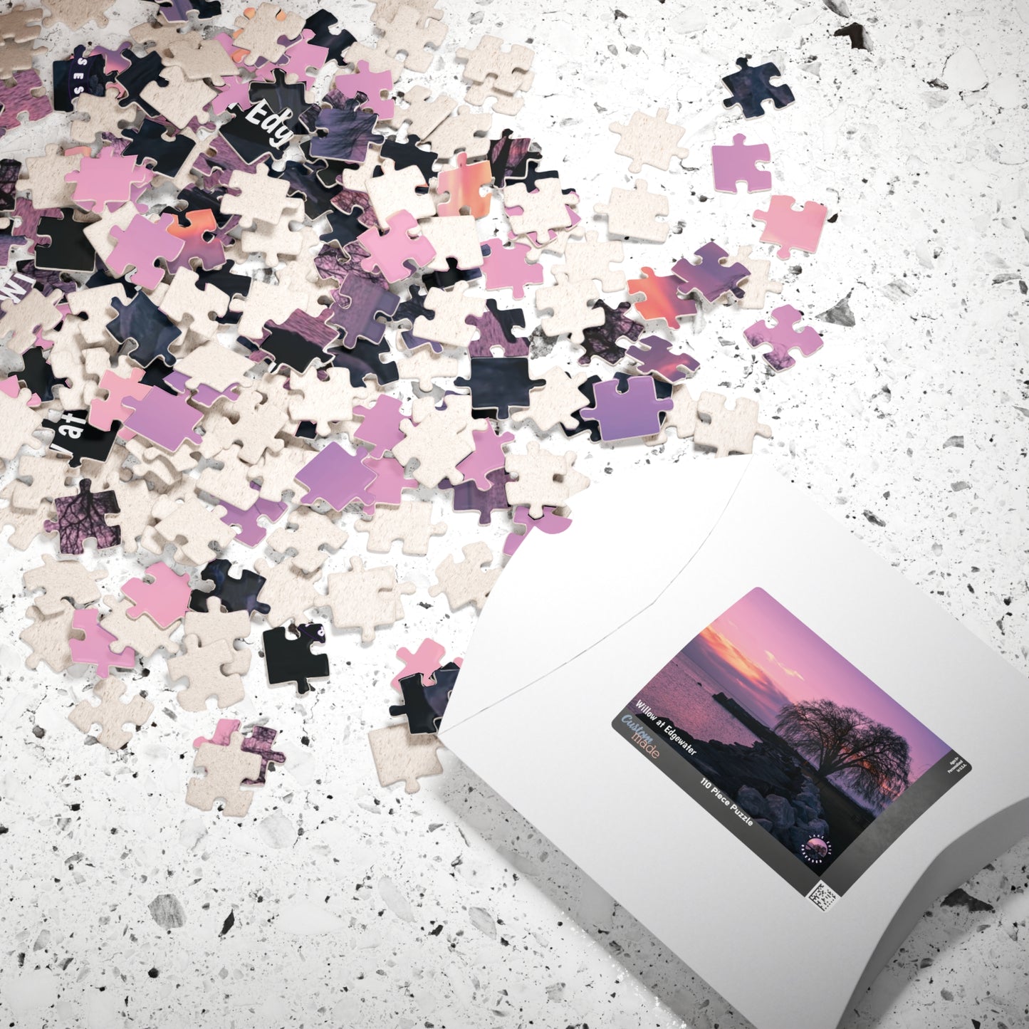 Dazzling Jigsaw Puzzle • "Willow at Edgewater" • 110, 252, 520, & 1014-Piece Puzzles
