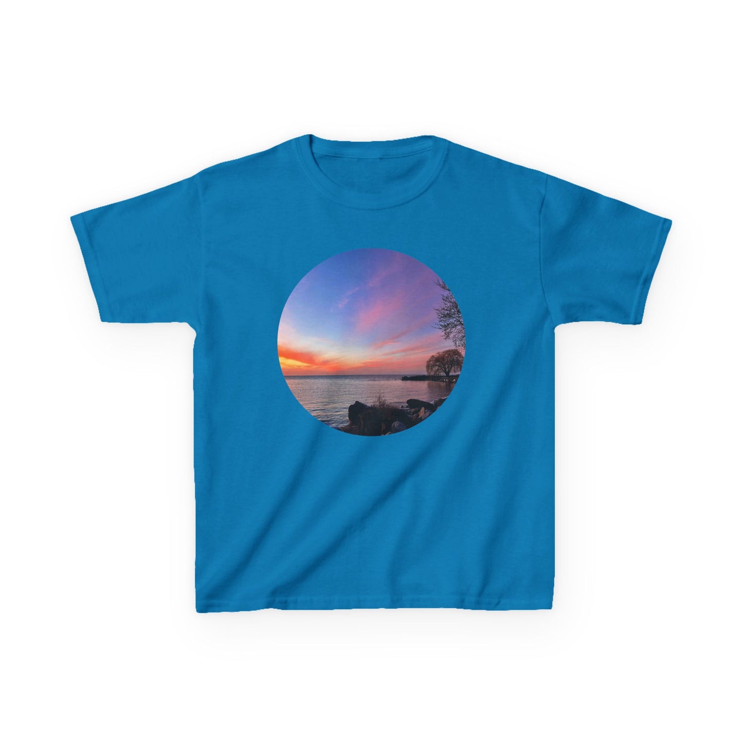 Sunset Orange • Kids Heavy Cotton™ Tee • 15 colors