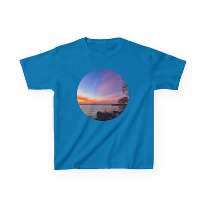 Sunset Orange • Kids Heavy Cotton™ Tee • 15 colors