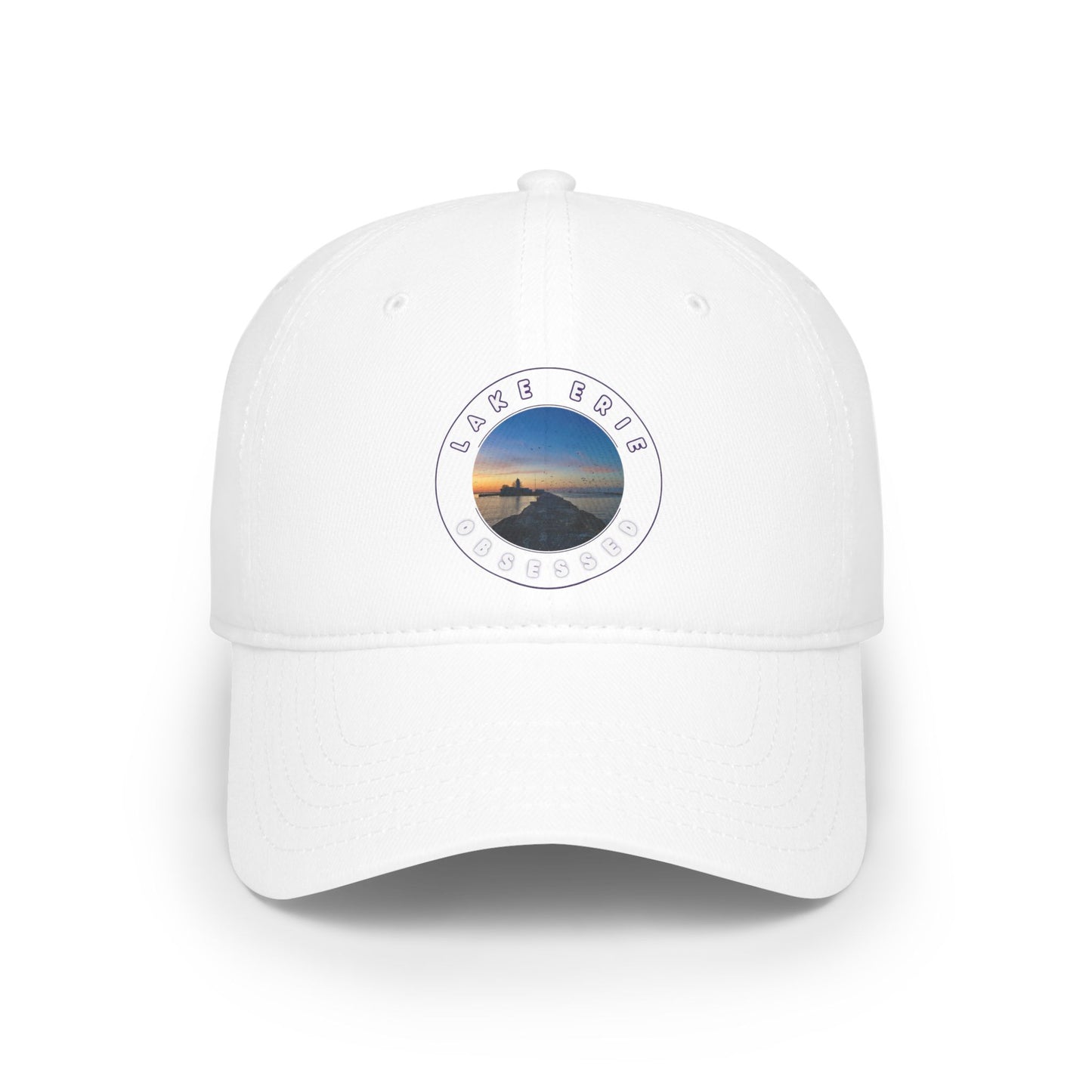 Casual Photo Baseball Cap • "Breakwater Birds" • 7 fabric colors