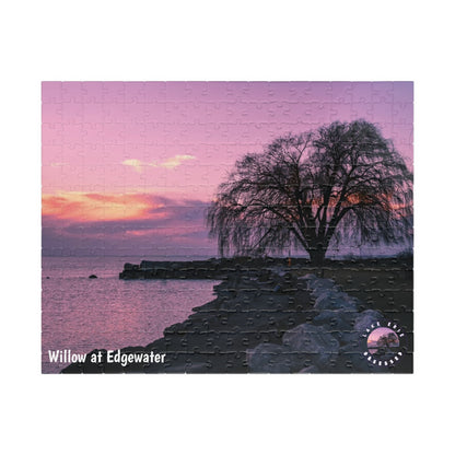 Dazzling Jigsaw Puzzle • "Willow at Edgewater" • 110, 252, 520, & 1014-Piece Puzzles