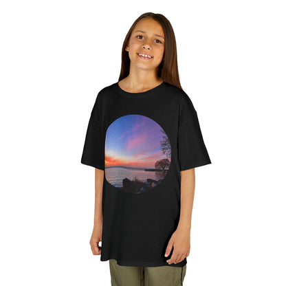Sunset Orange • Kids Heavy Cotton™ Tee • 15 colors