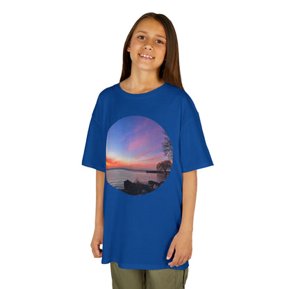 Sunset Orange • Kids Heavy Cotton™ Tee • 15 colors