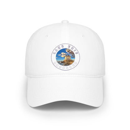 Casual Photo Baseball Cap • "Fairport Harbor West Breakwater Light" • 7 fabric colors
