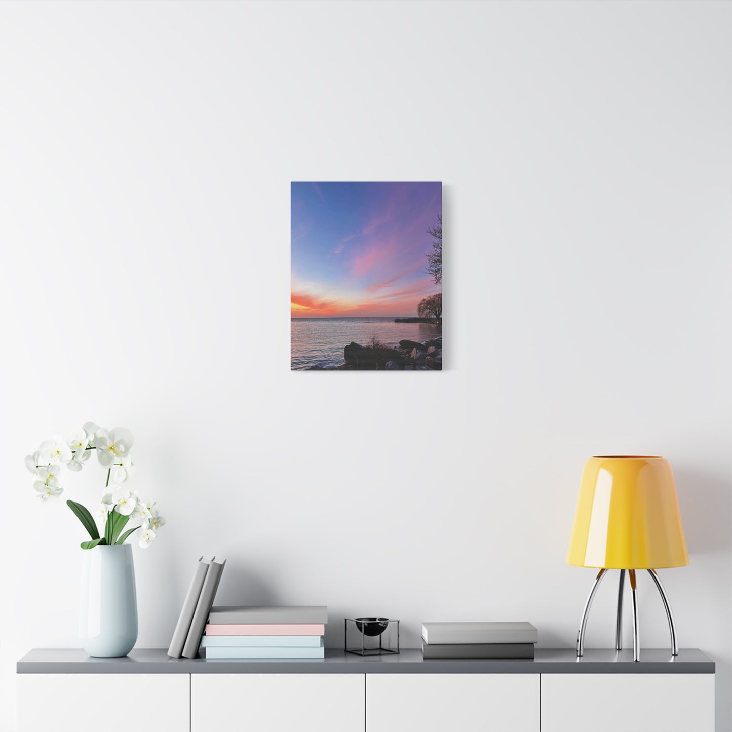 Colorful Canvas Print • "Willow at Edgewater" • Vertical or Horizontal orientations • Sizes from 8"x10" to 30"x40"
