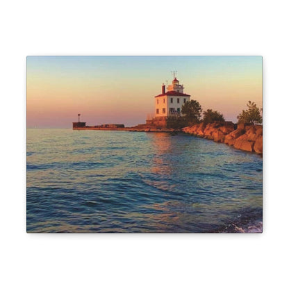 Colorful Canvas Print • "Lighthouse Glow" • Vertical or Horizontal orientations • Sizes from 8"x10" to 30"x40"