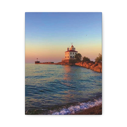 Colorful Canvas Print • "Lighthouse Glow" • Vertical or Horizontal orientations • Sizes from 8"x10" to 30"x40"