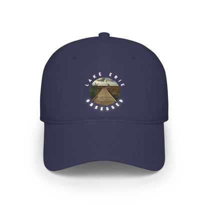 Casual Photo Baseball Cap • "Boardwalk to Erie" • 7 fabric colors