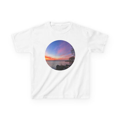 Sunset Orange • Kids Heavy Cotton™ Tee • 15 colors