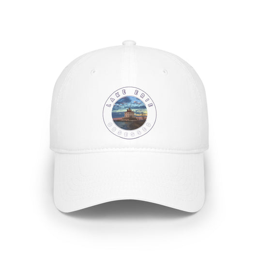Casual Photo Baseball Cap • "Winter at the Light" • 7 fabric colors