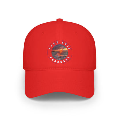 Casual Photo Baseball Cap • "Fiery Splash at Avon Lake" • 7 fabric colors