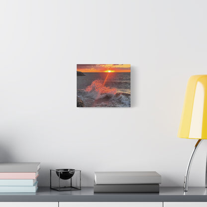 Colorful Canvas Print • "Fiery Splash at Avon Lake" • Vertical or Horizontal orientations • Sizes from 8"x10" to 30"x40"