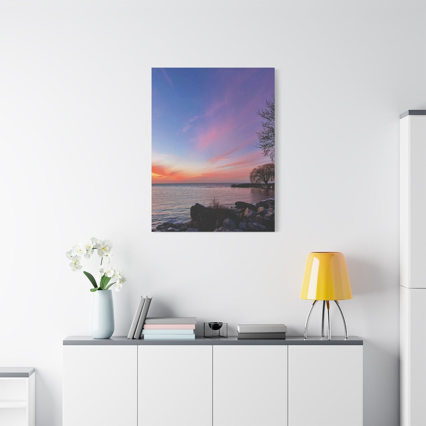 Colorful Canvas Print • "Willow at Edgewater" • Vertical or Horizontal orientations • Sizes from 8"x10" to 30"x40"