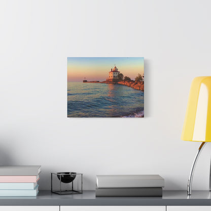 Colorful Canvas Print • "Lighthouse Glow" • Vertical or Horizontal orientations • Sizes from 8"x10" to 30"x40"
