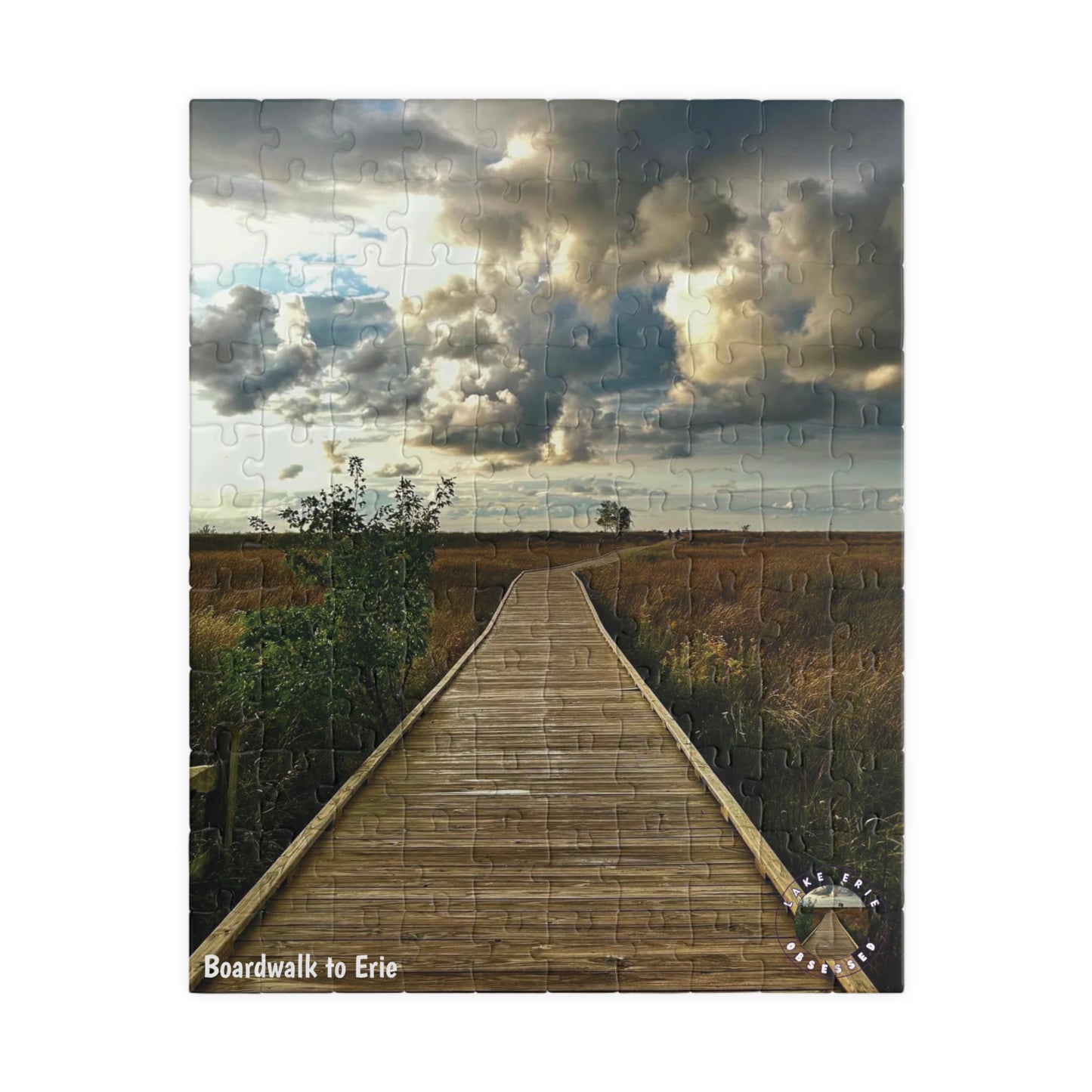 Dazzling Jigsaw Puzzle • "Boardwalk to Erie" • 110, 252, 520, & 1014-Piece Puzzles