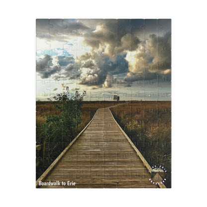 Dazzling Jigsaw Puzzle • "Boardwalk to Erie" • 110, 252, 520, & 1014-Piece Puzzles