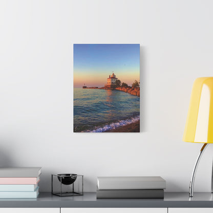 Colorful Canvas Print • "Lighthouse Glow" • Vertical or Horizontal orientations • Sizes from 8"x10" to 30"x40"