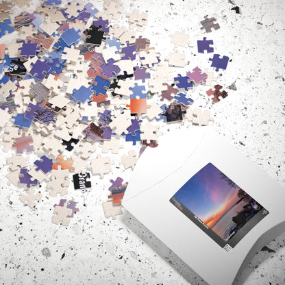Dazzling Jigsaw Puzzle • "Sunset Orange" • 110, 252, 520, & 1014-Piece Puzzles