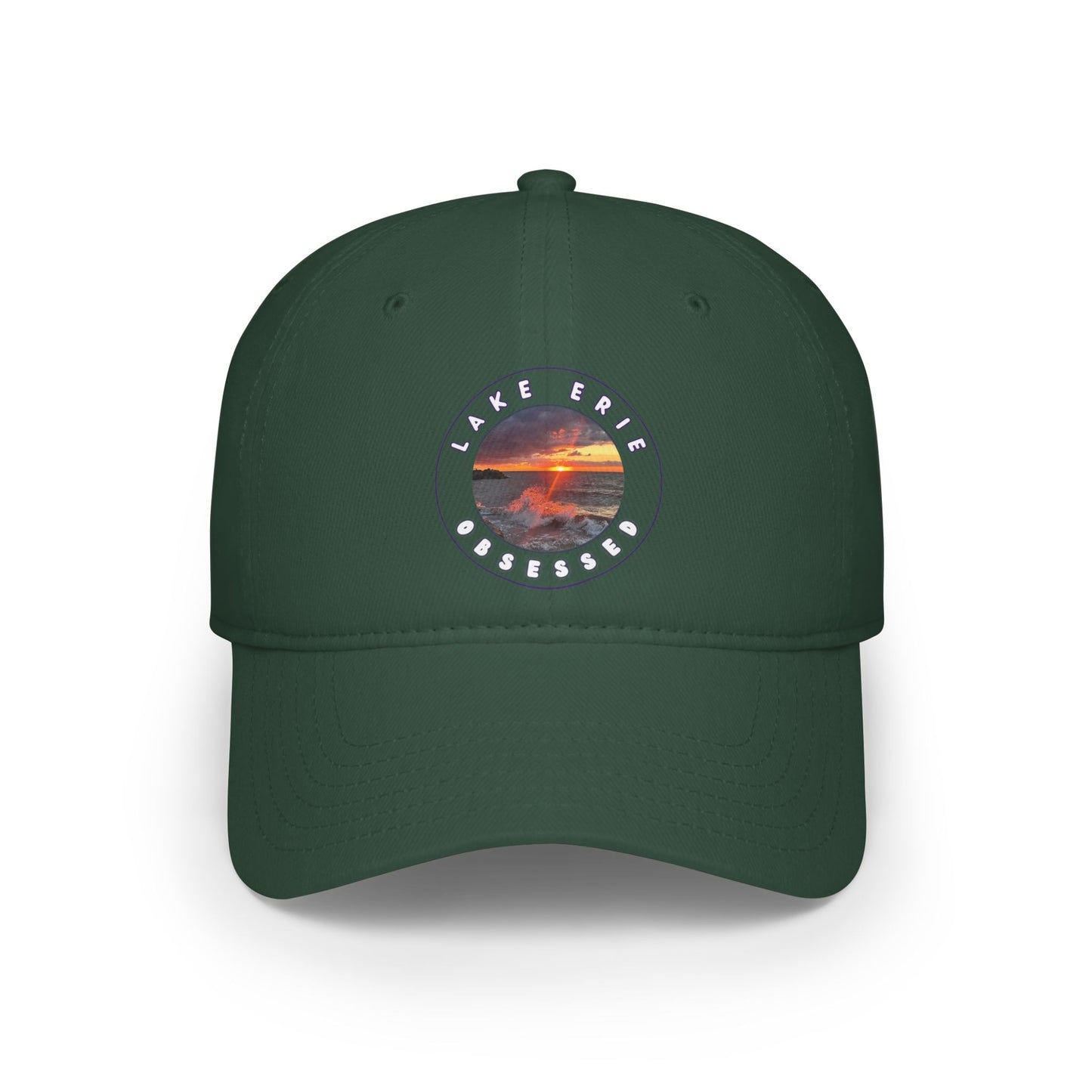 Casual Photo Baseball Cap • "Fiery Splash at Avon Lake" • 7 fabric colors