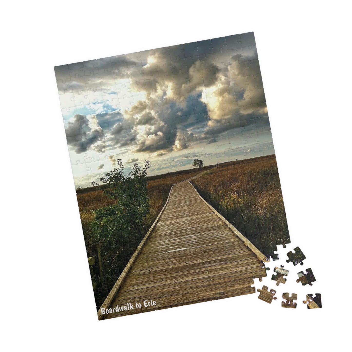Dazzling Jigsaw Puzzle • "Boardwalk to Erie" • 110, 252, 520, & 1014-Piece Puzzles