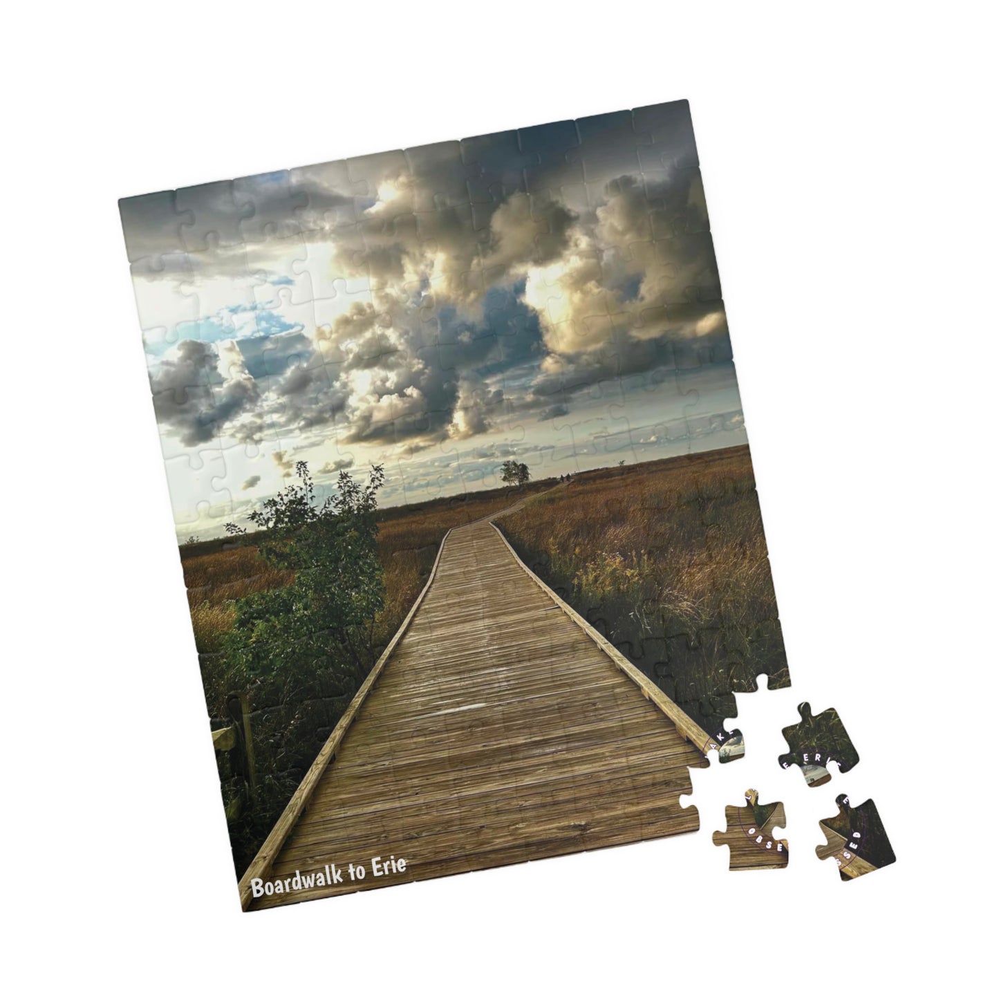 Dazzling Jigsaw Puzzle • "Boardwalk to Erie" • 110, 252, 520, & 1014-Piece Puzzles