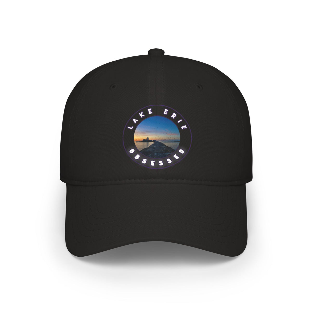 Casual Photo Baseball Cap • "Breakwater Birds" • 7 fabric colors