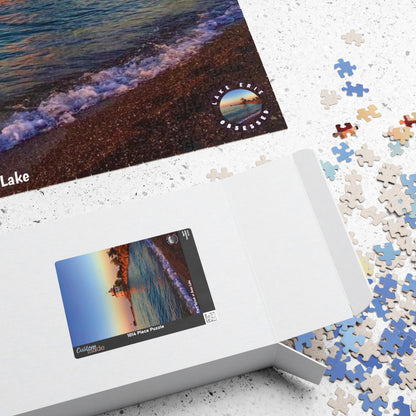 Dazzling Jigsaw Puzzles • "Lighthouse Glow" • 110, 252, 520, & 1014-Piece Puzzles for lighthouse lovers