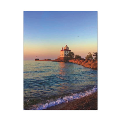 Colorful Canvas Print • "Lighthouse Glow" • Vertical or Horizontal orientations • Sizes from 8"x10" to 30"x40"