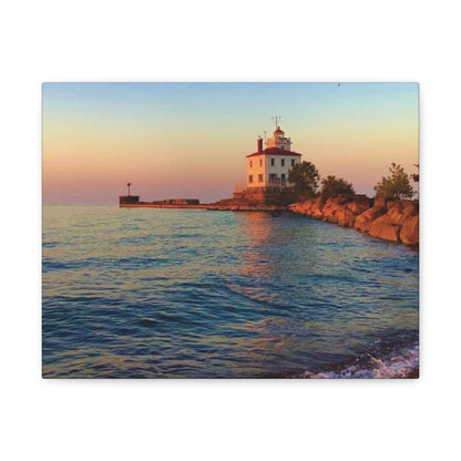 Colorful Canvas Print • "Lighthouse Glow" • Vertical or Horizontal orientations • Sizes from 8"x10" to 30"x40"