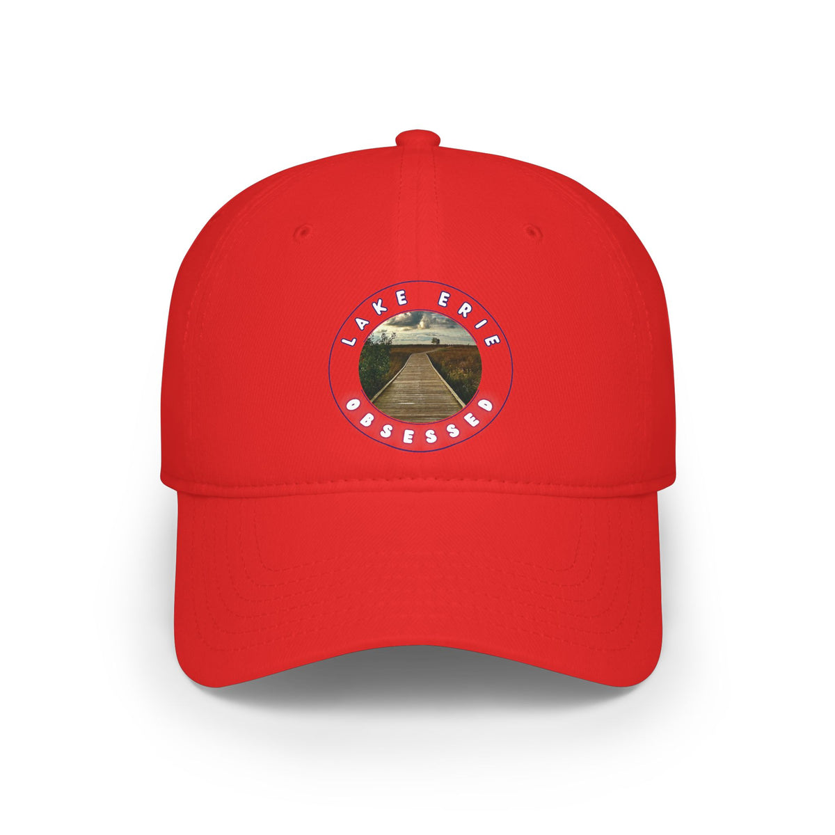 Casual Photo Baseball Cap • "Boardwalk to Erie" • 7 fabric colors