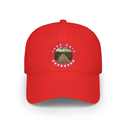 Casual Photo Baseball Cap • "Boardwalk to Erie" • 7 fabric colors